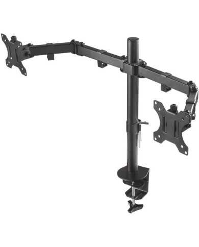 SOPORTE DE MESA TV/MONITOR AISENS 13-32 2 BRAZOS BLACK