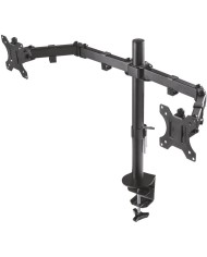 SOPORTE DE MESA TV/MONITOR AISENS 13-32 2 BRAZOS BLACK