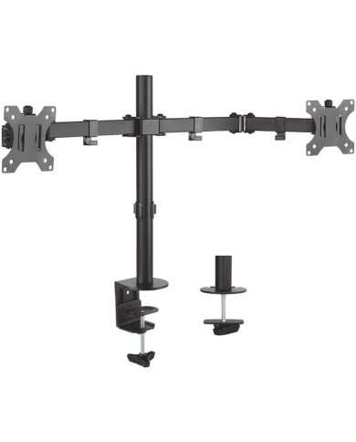 SOPORTE DE MESA TV/MONITOR AISENS 13-32 2 BRAZOS BLACK