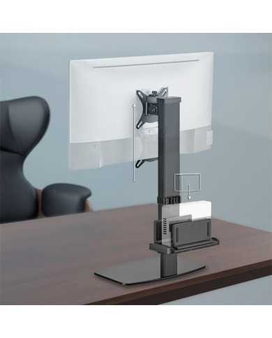 SOPORTE DE MESA TV/MONITOR/MINI PC AISENS 17-32 1 BRAZO 8KG BLACK