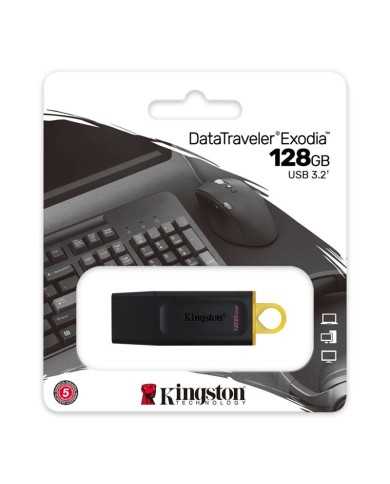 PEN DRIVE 128GB KINGSTON USB 3.2 BLACK