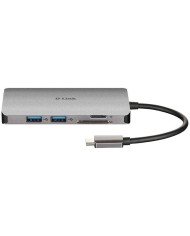DOCK HUB USB D-LINK 8 EN 1 DUB-M810 USB-C