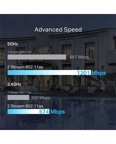 ACCESS POINT TP-LINK OMADA EAP620 HD POE 1800MBIT/S WIFI DUAL BAND