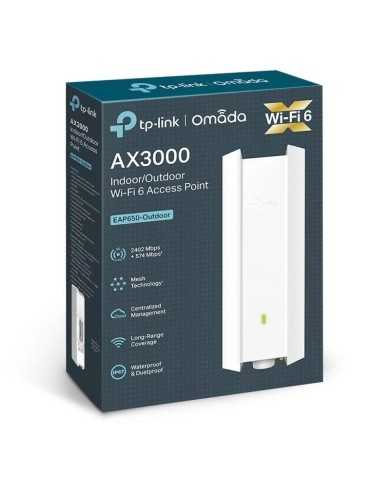 ACCESS POINT TP-LINK EAP650-OUTDOOR AX3000 DUAL BAND WI-FI 6 EXTERIOR POE