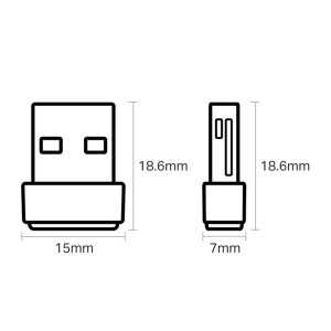 WIRELESS ADAPTADOR USB TP-LINK ARCHER T2U NANO 600MBPS