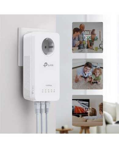 POWERLINE TP-LINK TL-WPA8631P ETHERNET AV1300 + ENCHUFE KIT 2UD
