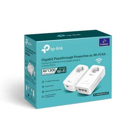 POWERLINE TP-LINK TL-WPA8631P ETHERNET AV1300 + ENCHUFE KIT 2UD