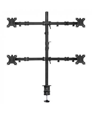 SOPORTE DE MESA TV/MONITOR EWENT EW1514 10-32 4 BRAZOS BLACK