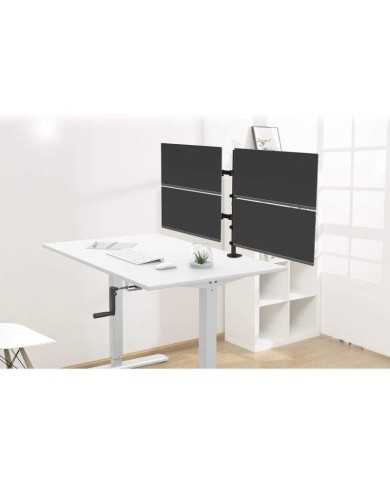 SOPORTE DE MESA TV/MONITOR EWENT EW1514 10-32 4 BRAZOS BLACK