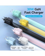 CARGADOR SMARTPHONE/TABLET VENTION FAKY0-EU USB-C 30W YELLOW