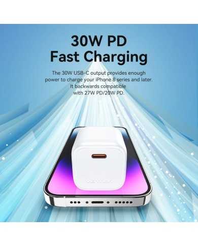 CARGADOR SMARTPHONE/TABLET VENTION FAKY0-EU USB-C 30W YELLOW