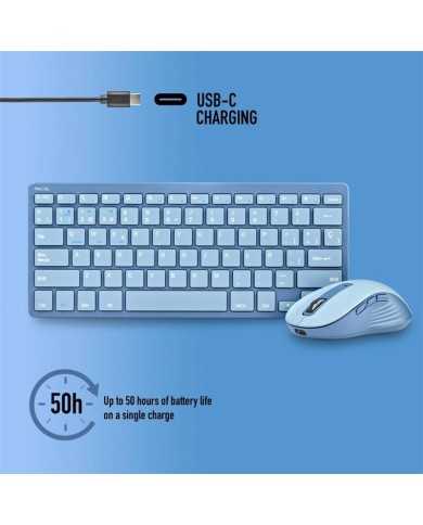 TECLADO + RATON NGS FANTASY KIT WIRELESS BLUE