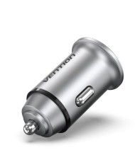 CARGADOR COCHE SMARTPHONE VENTION 20W USB-A USB-C SILVER