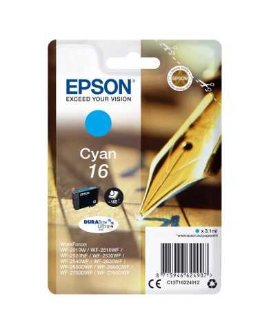 TINTA EPSON C13T16224012 T1622 CYAN 16 TINTA EPSON C13T16224012 T1622 CYAN 16