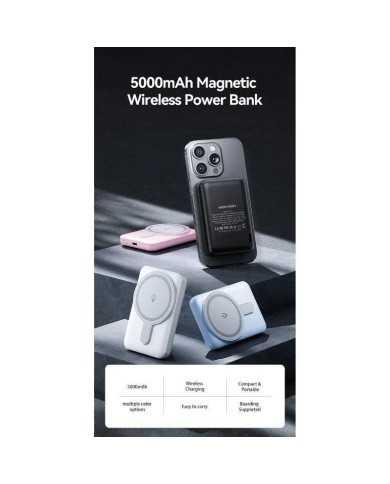 POWERBANK VENTION 5000MAH 20W WIRELESS SMARTPHONE MAGNETIC ROSE