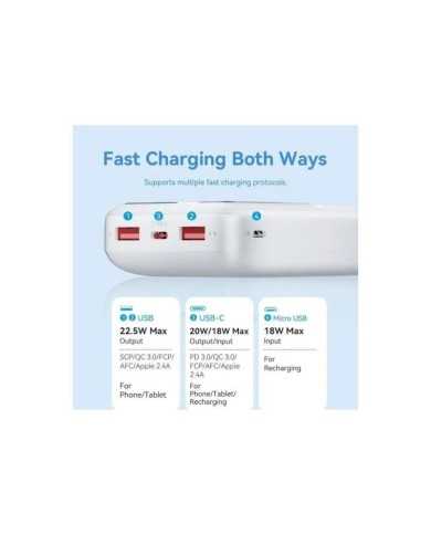 POWERBANK VENTION 5000MAH USB-C + LIGHTNING 20W BLUE