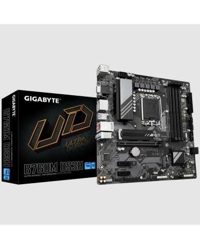 PLACA BASE GIGABYTE GA-B760M-DS3H DDR5 VGA + HDMI + DP M-ATX