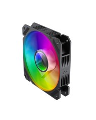 VENTILADOR GM 12CM ADICIONAL GAMING CHASIS ARGB INFINITY SILENCIOSO BLACK