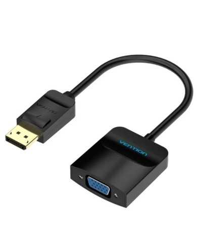 CABLE CONVERSOR VENTION DISPLAYPORT/M - VGA/H 15CM BLACK