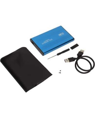 CAJA EXTERNA ONEWAY HDD 2.5 SATA USB 3.0 BLUE