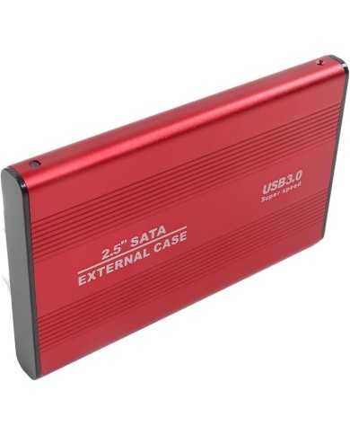 CAJA EXTERNA ONEWAY HDD 2.5 SATA USB 3.0 RED