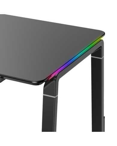 MESA PHOENIX HORIZON XL RGB 150X65CM MDF BLACK