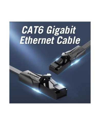 CABLE DE RED CAT6 UTP 5M VENTION PLANO BLACK