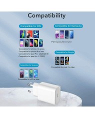 CARGADOR SMARTPHONE/TABLET XIAOMI MI FAST CHARGER USB-C 20W WHITE