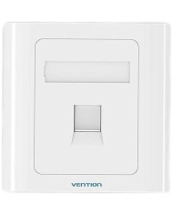 ROSETA DE PARED VENTION RJ45 CAT.6 UTP 1 TOMA WHITE