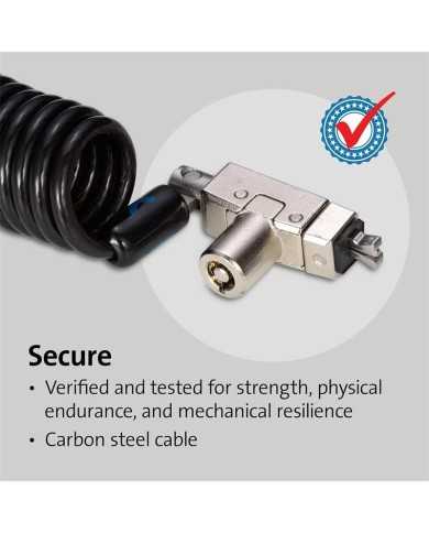 CABLE SEGURIDAD KENSINGTON PORTATIL WEDGE CON LLAVE