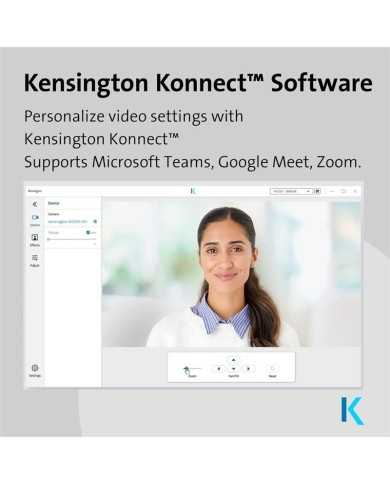 WEBCAM KENSINGTON W2000 FULL HD 1080P BLACK