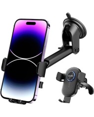 SOPORTE VENTION KCVB0 COCHE PARA SMARTPHONE 4.7-7.2 VENTOSA BLACK