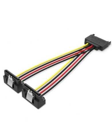 CABLE ALIMENTACION VENTION SATA/M - 2X SATA/H 15CM