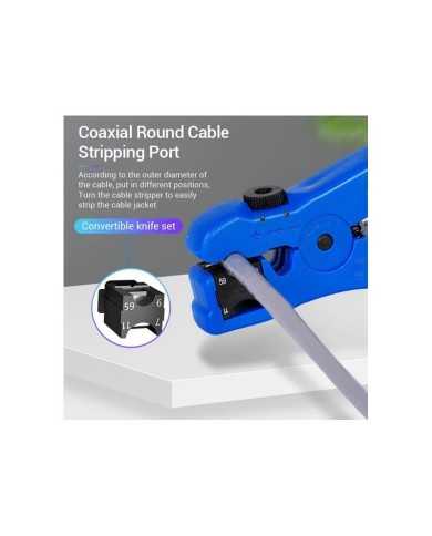 PELACABLES VENTION COAXIAL BLUE