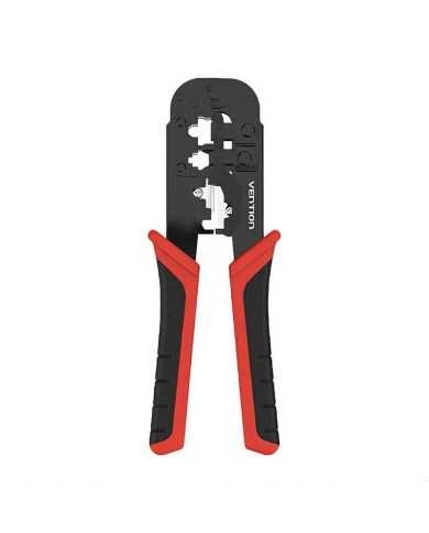CRIMPADORA VENTION METALICA RJ45 RED/BLACK