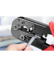 CRIMPADORA VENTION METALICA RJ45 RED/BLACK