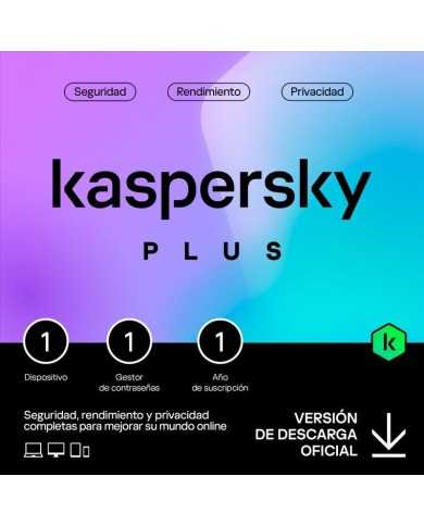 ANTIVIRUS KASPERSKY PLUS 1YEAR 1L PC/MAC/ANDROID/IOS L.ELECTRONICA