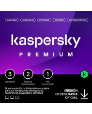 ANTIVIRUS KASPERSKY PREMIUM 1YEAR 3L PC/MAC/ANDROID/IOS L.ELECTRONICA