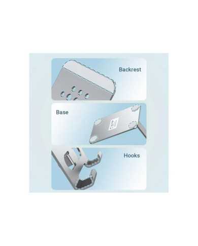 SOPORTE VENTION SOBREMESA PARA SMARTPHONE/TABLET 360º SILVER