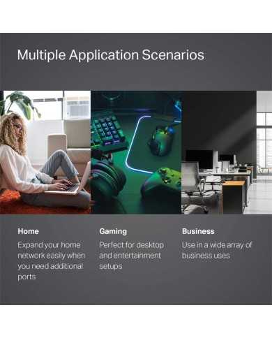 SWITCH TP-LINK TL-SG105S GIGABIT 5 PUERTOS METALICO SWITCH TP-LINK TL-SG105S GIGABIT 5 PUERTOS METALICO