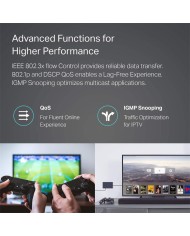 SWITCH TP-LINK TL-SG105S GIGABIT 5 PUERTOS METALICO