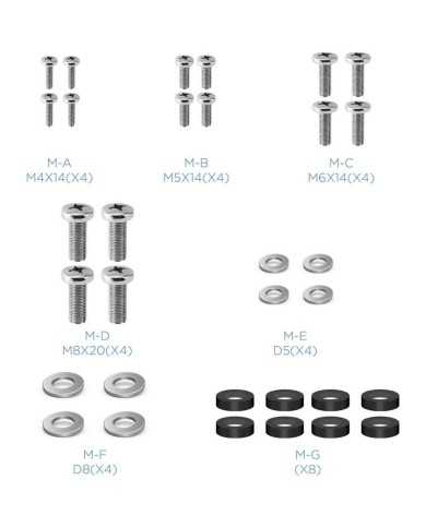 SOPORTE PARED TV MONITOR TOOQ 23-42 35KG BLACK