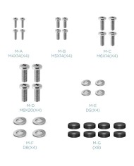 SOPORTE PARED TV MONITOR TOOQ 23-42 35KG BLACK