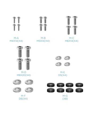 SOPORTE TV MONITOR TOOQ 10-32 20KG INCLINABLE/GIRATORIO BLACK