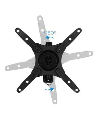 SOPORTE TV MONITOR TOOQ 10-32 20KG INCLINABLE/GIRATORIO BLACK