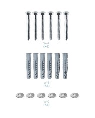 SOPORTE PARED TV MONITOR TOOQ 60-100 130KG BLACK