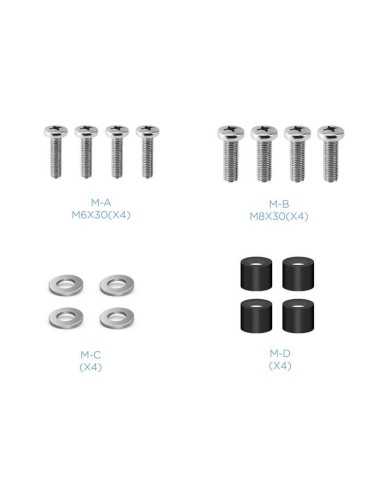 SOPORTE TV MONITOR TOOQ 37-70 40KG SLIM BLACK