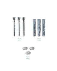 SOPORTE PARED TV/MONITOR TOOQ 32-55 40KG INCLINABLE BLACK