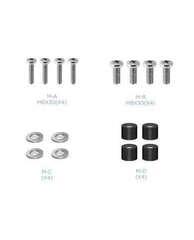 SOPORTE PARED TV/MONITOR TOOQ 32-55 40KG INCLINABLE BLACK