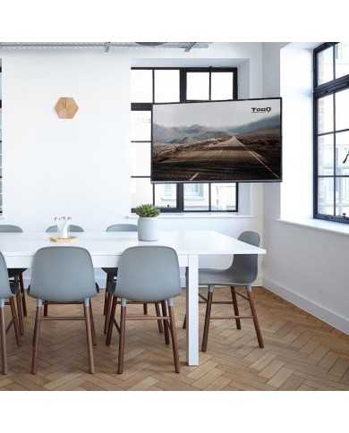 SOPORTE TV MONITOR TOOQ 37-80 40KG INCLINABLE/GIRATORIO BLACK